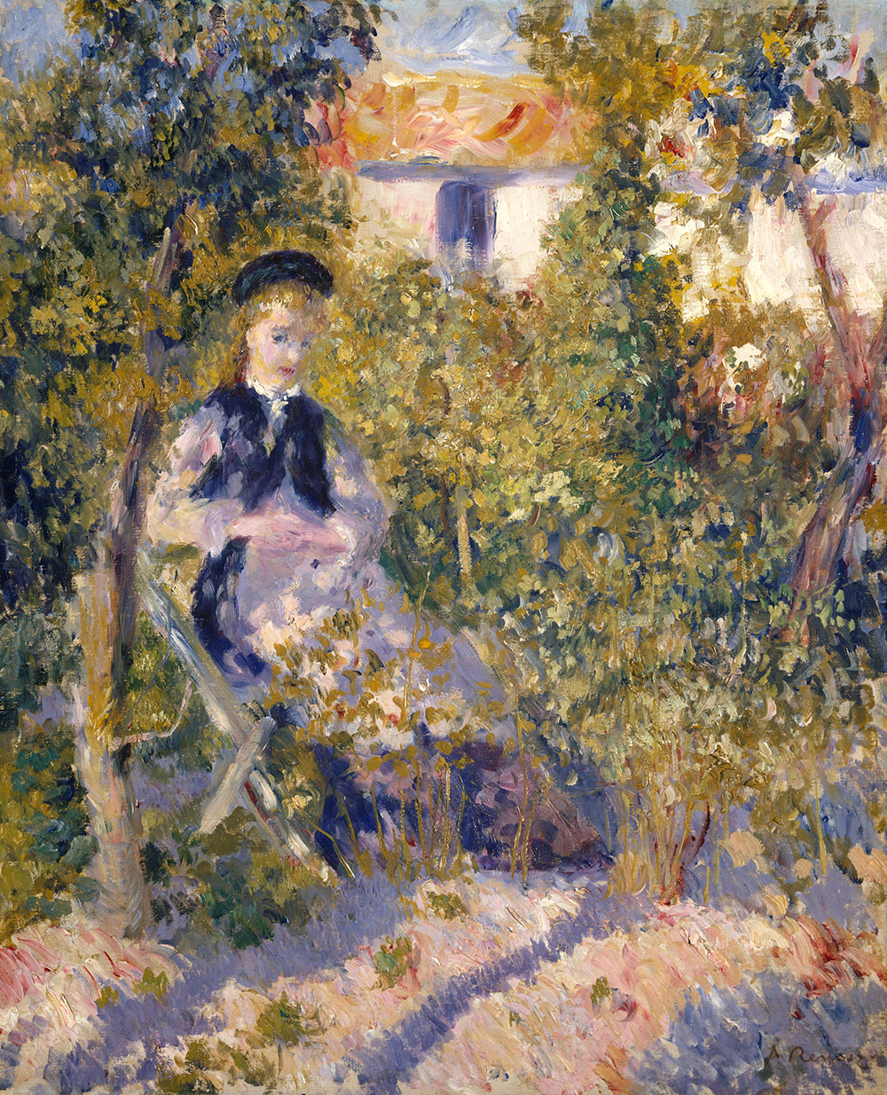 “Nini in the Garden,” by Auguste Renoir, 1876. The Metropolitan Museum of Art, The Walter H. and Leonore Annenberg Collection, Gift of Walter H. and Leonore Annenberg, 2002, Bequest of Walter H. Annenberg, 2002.