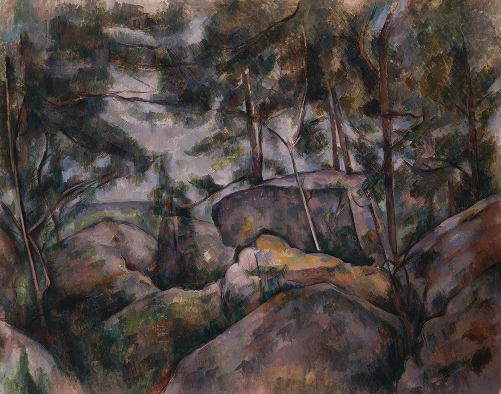 “Rocks in the Forest,” by Paul Cézanne, c. 1890. The Metropolitan Museum of Art, H.O. Havemeyer Collection, Bequest of Mrs. H.O. Havemeyer, 1929.