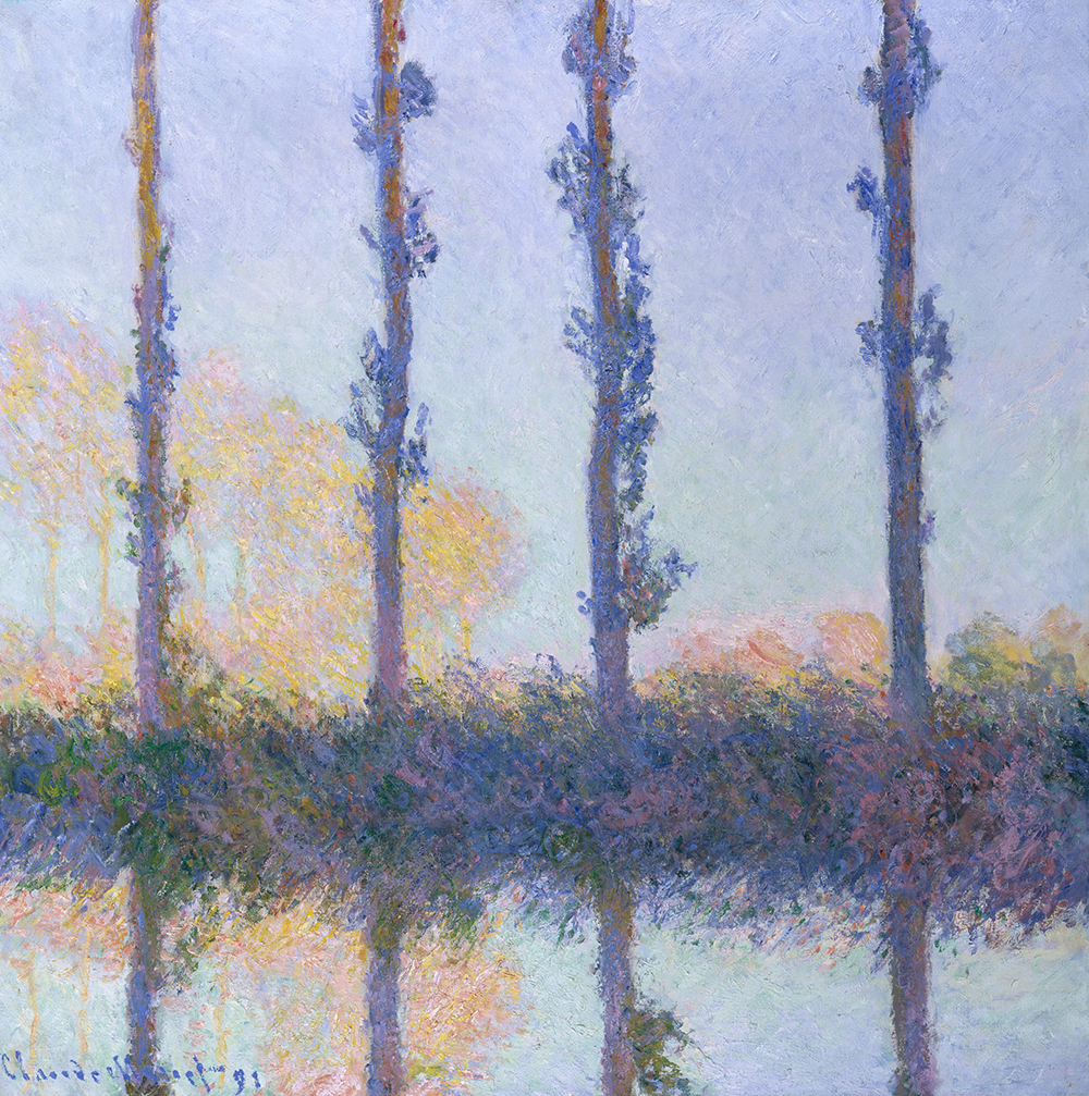 “The Four Trees,” by Claude Monet, 1891. The Metropolitan Museum of Art, H.O. Havemeyer Collection, Bequest of Mrs. H.O. Havemeyer, 1929.