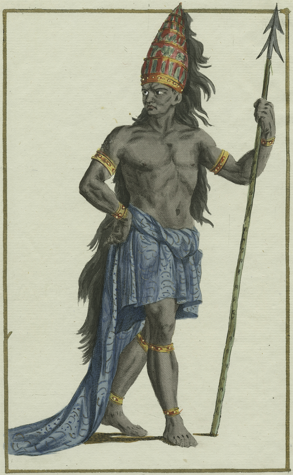 João I of Kongo, or Nzinga a Nkuwu, by Pierre Duflos, nineteenth century. The New York Public Library, Schomburg Center for Research in Black Culture, Photographs and Prints Division.