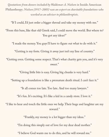 Detail of list of quotes