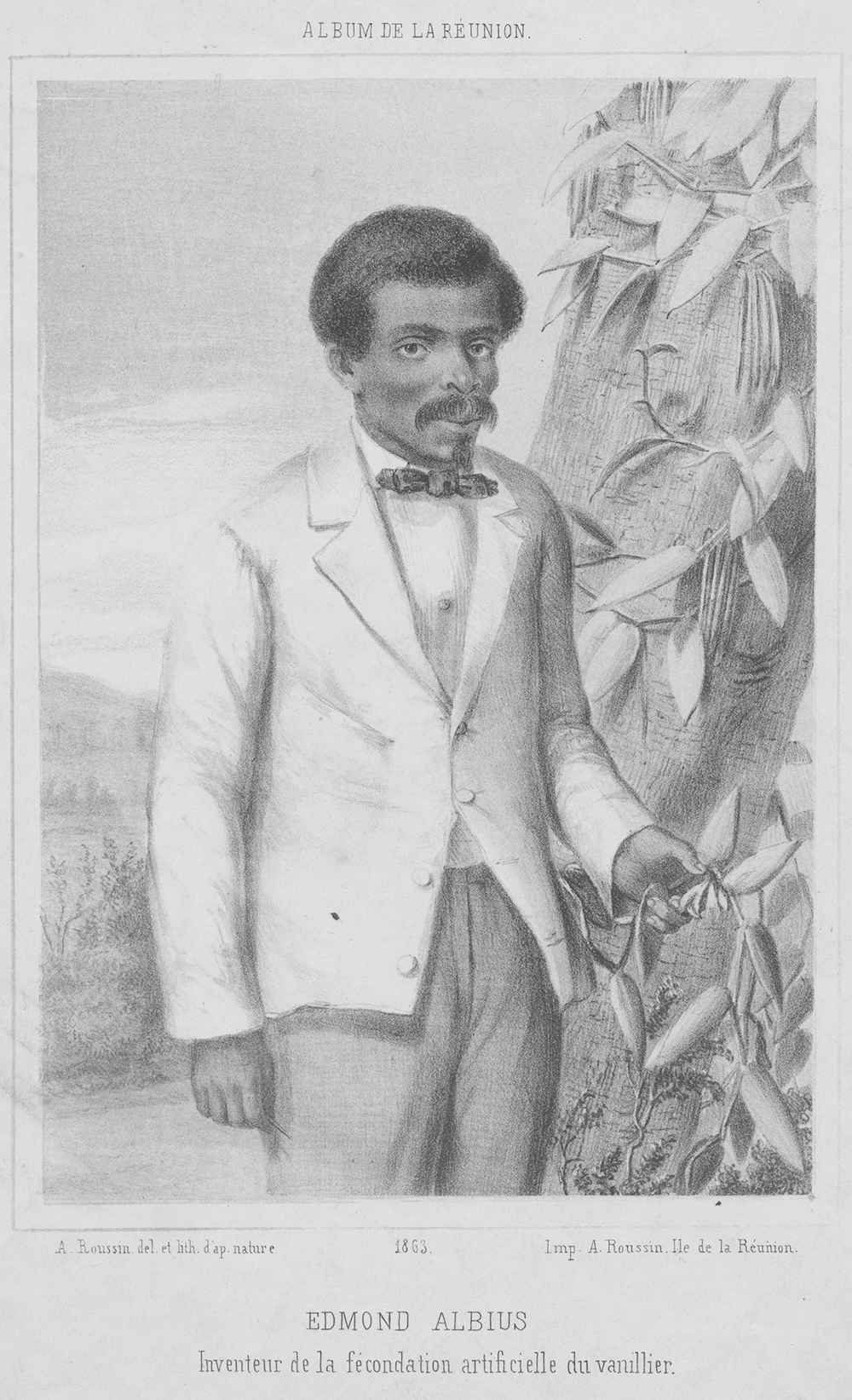 Edmond Albius, by Antoine Roussin, 1863. Schomburg Center for Research in Black Culture, Photographs and Prints Division, The New York Public Library Digital Collections.