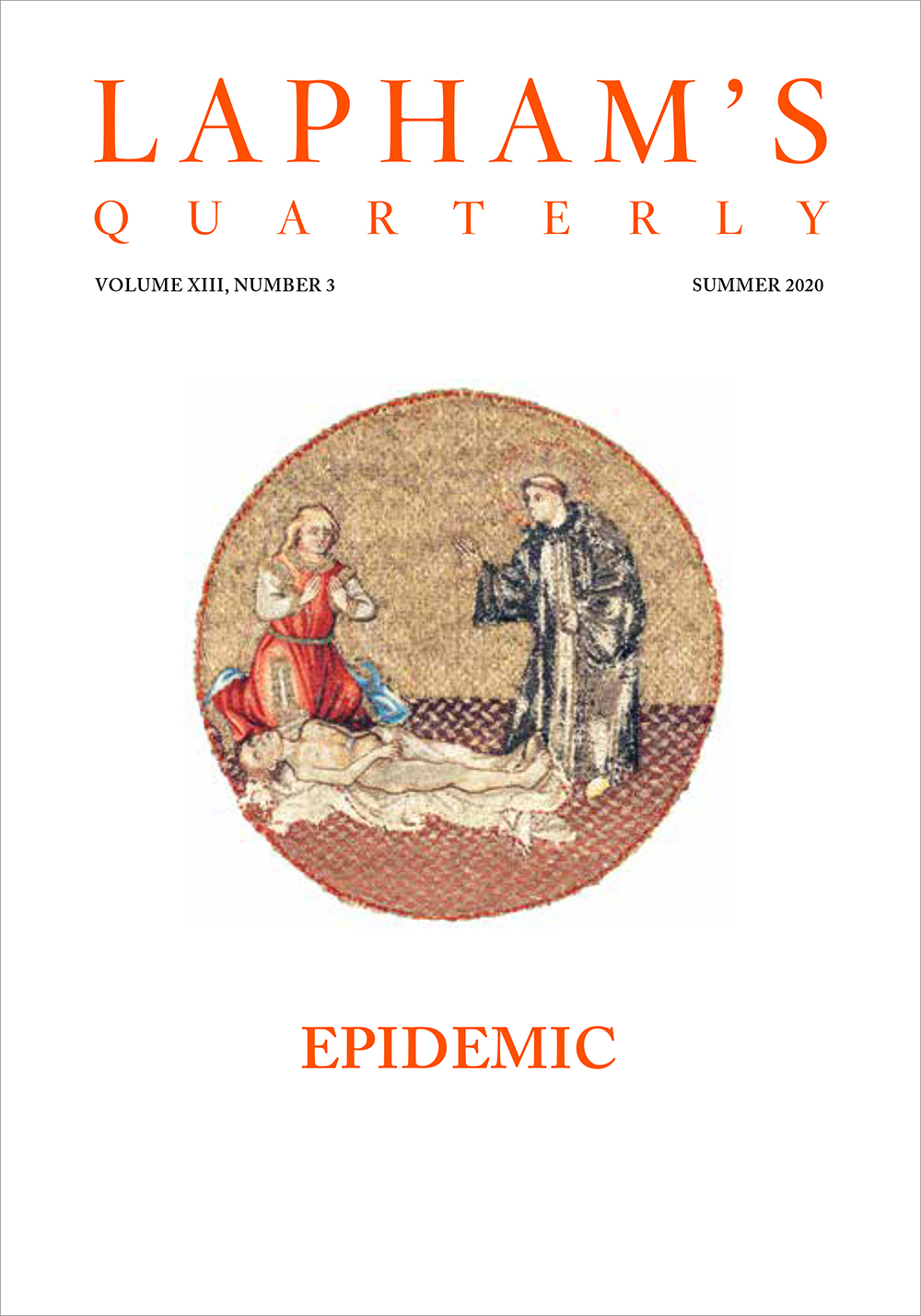 Cover of Epidemic, the Summer 2020 issue of Lapham’s Quarterly.