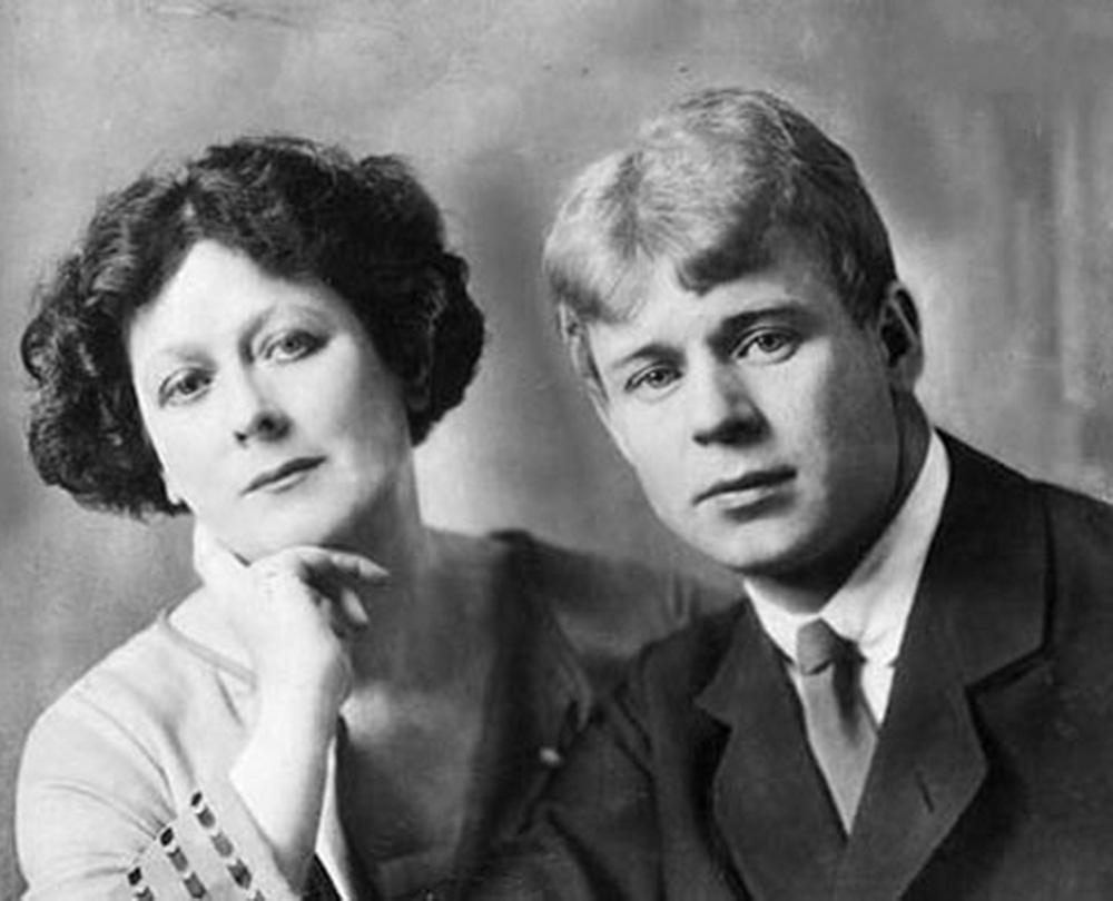 Isadora Duncan and the Russian poet Sergei Yesenin, whom she married in 1922.