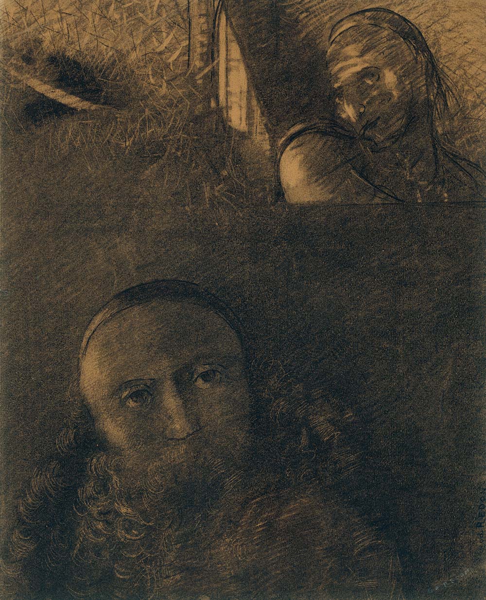 Faust and Mephistopheles, by Odilon Redon, 1880.