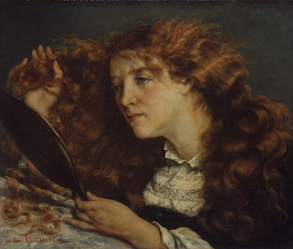 Jo, La Belle Irlandaise, by Gustave Courbet, c. 1865. The Metropolitan Museum of Art, H.O. Havemeyer Collection, Bequest of Mrs. H.O. Havemeyer, 1929.