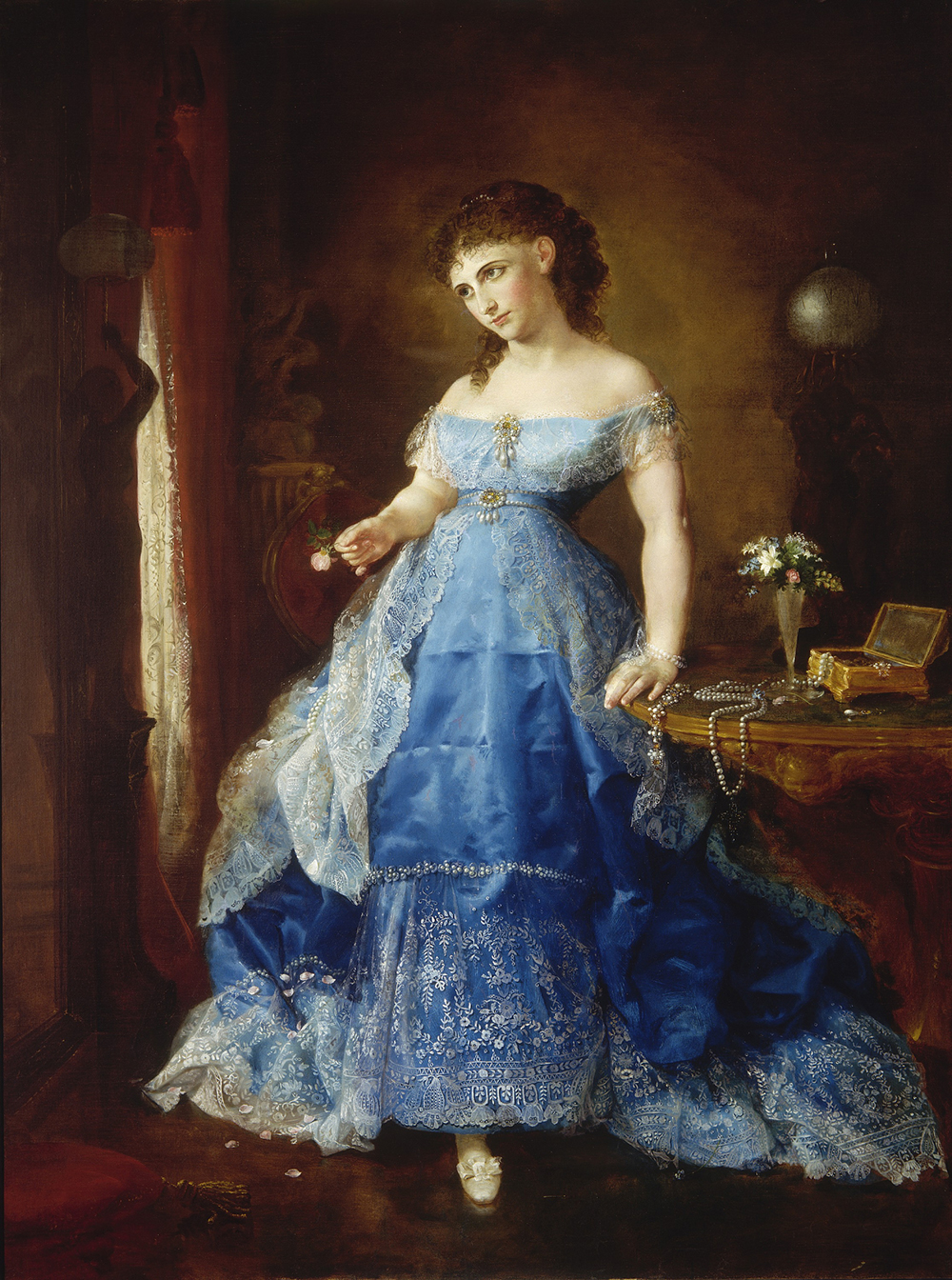 We Both Must Fade (Mrs. Fithian), by Lilly Martin Spencer, 1869. Smithsonian American Art Museum.