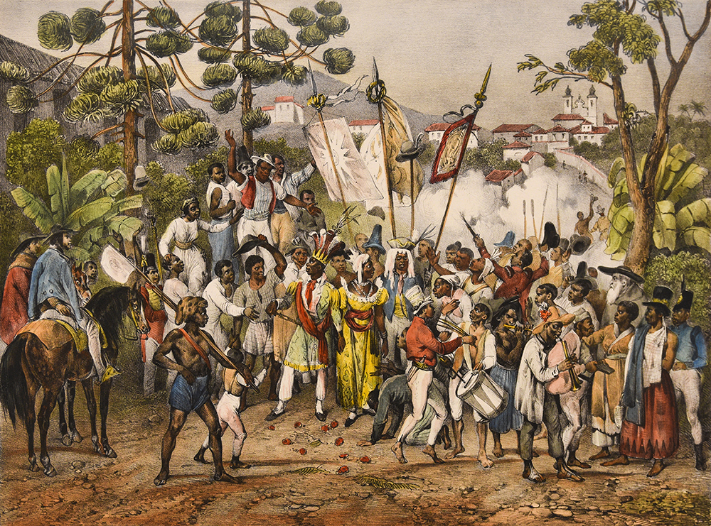 Fête de Ste. Rosalie, by Johann Moritz Rugendas, c. 1827. Itaú Cultural.