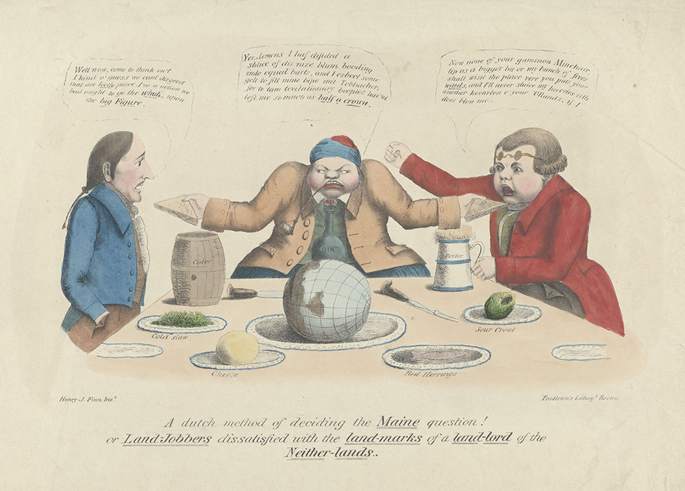“A Dutch Method of Deciding the Maine Question!” by Henry J. Finn, 1831. Rijksmuseum.