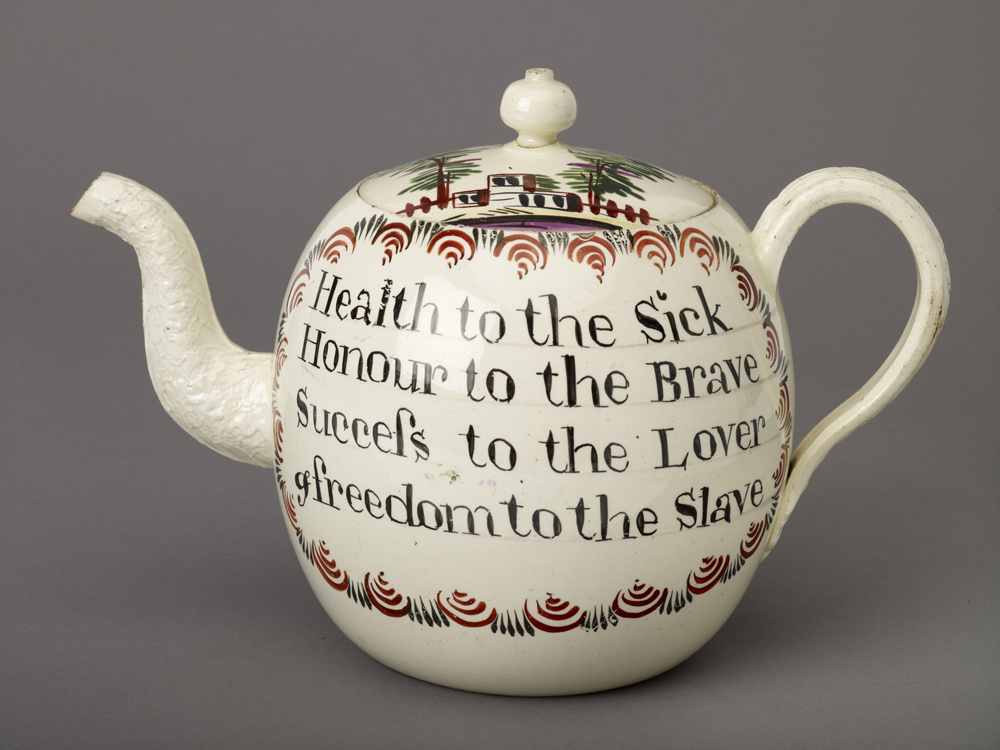 Abolition Teapot, by Josiah Wedgwood & Sons, c. 1760. Birmingham Museum and Art Gallery. Flickr (CC BY 2.0).