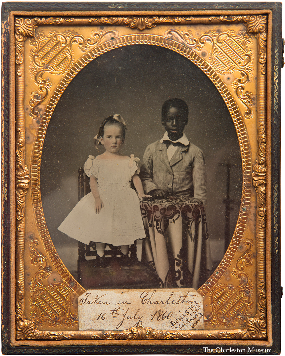 Louis Manigault & Captain, 1860, ambrotype, 4 x 6¾ inches. 1999.57.15. Courtesy of The Charleston Museum, Charleston, South Carolina, www. charlestonmuseum. org.