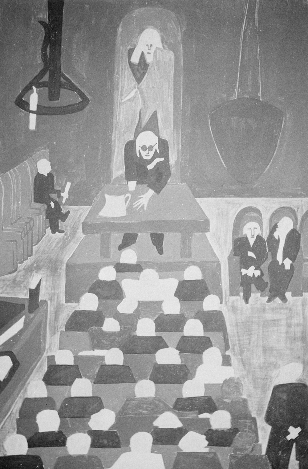 “Frederick Douglass Listened to William Lloyd Garrison Denounce Slavery,” by Jacob Lawrence. National Archives at College Park, Still Picture Records Section, Special Media Archives Services Division.