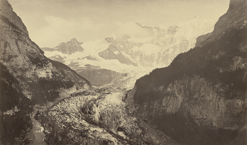 Grindelwald Glacier, c. 1860. Photograph by Bisson Frères. The J. Paul Getty Museum, Los Angeles. Digital image courtesy of the Getty’s Open Content Program.