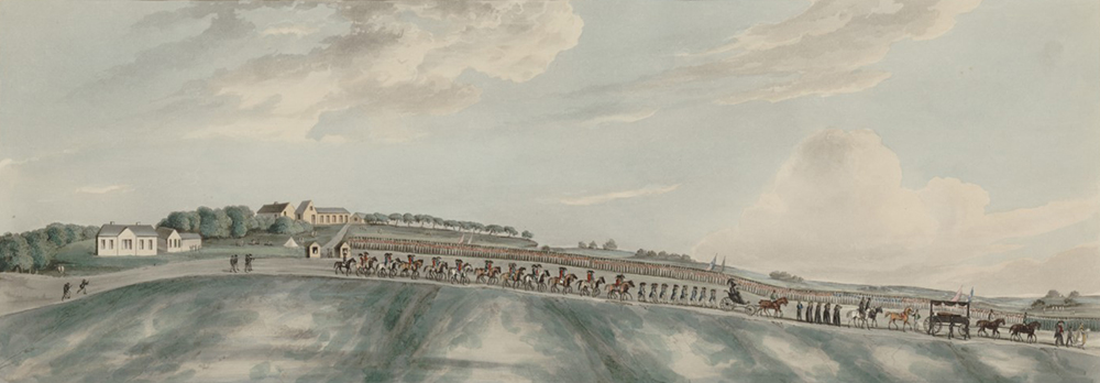 The Funeral Procession of Bonaparte, by Frederick Maryat, 1821. Bibliothèque nationale de France.