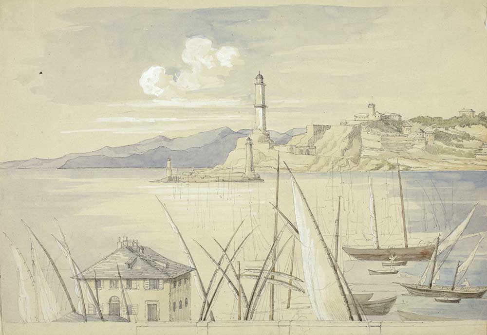 Genoa from the Croce di Malta, by Elizabeth Murray, 1841.