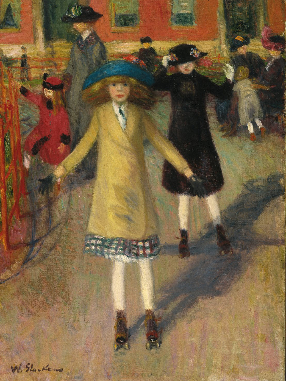 Children Rollerskating, by William Glackens, c. 1912.