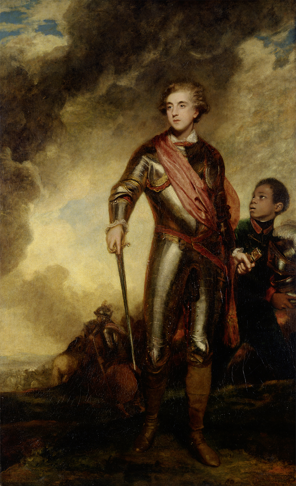 Charles Stanhope, Third Earl of Harrington, and a Servant, by Joshua Reynolds, 1782 .Yale Center for British Art. 
