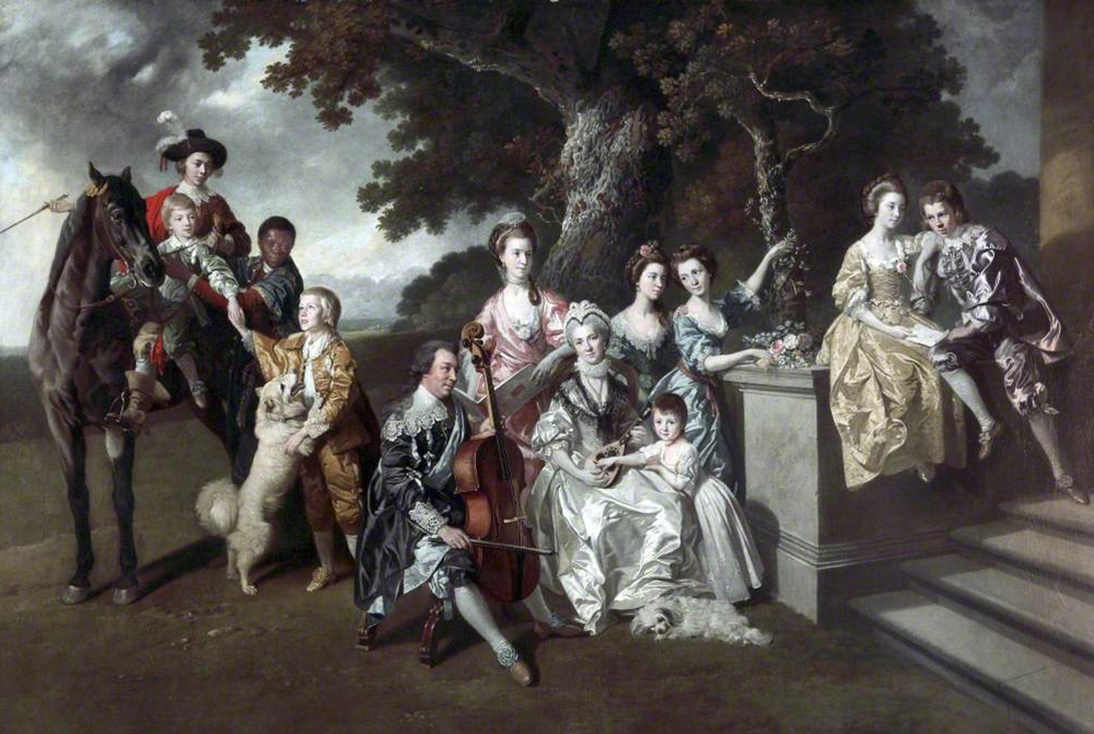 The Family of Sir William Young, by Johann Zoffany, c. 1767. Walker Art Gallery.