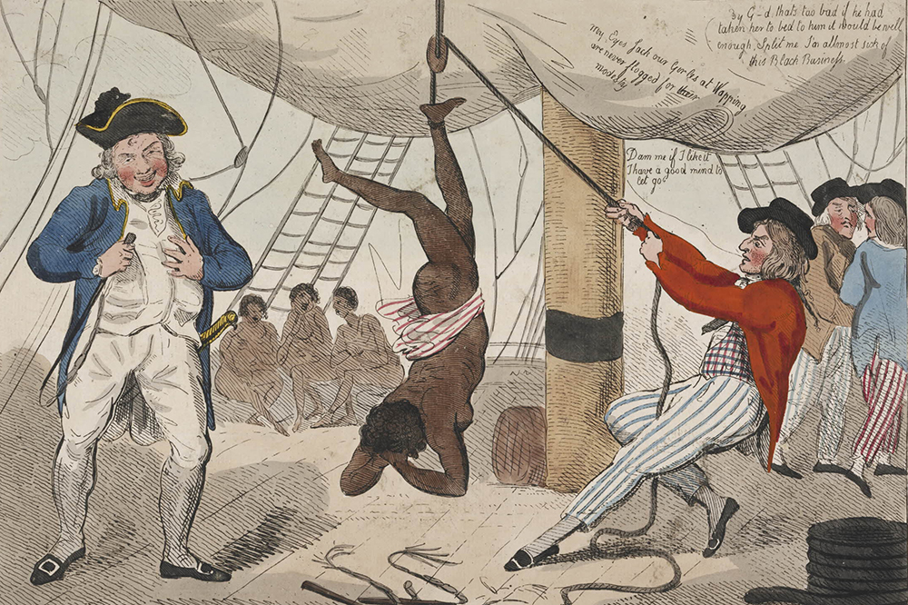 The Abolition of the Slave Trade, by Isaac Cruikshank, 1792. © The Trustees of the British Museum. 