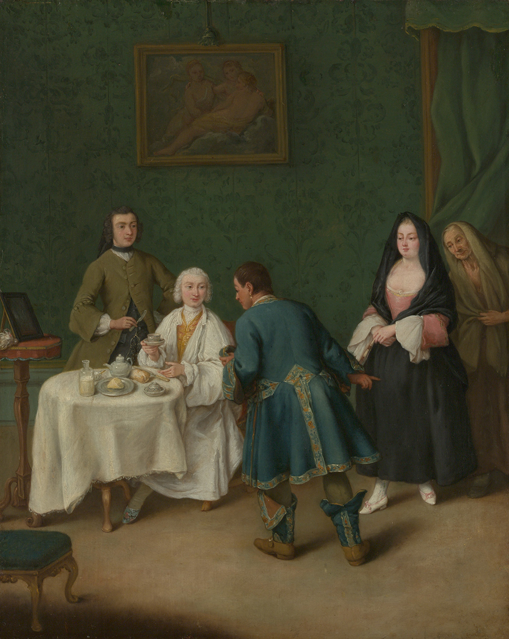 The Temptation, by Pietro Longhi, 1746. The Metropolitan Museum of Art, Gift of J. Pierpont Morgan, 1917.