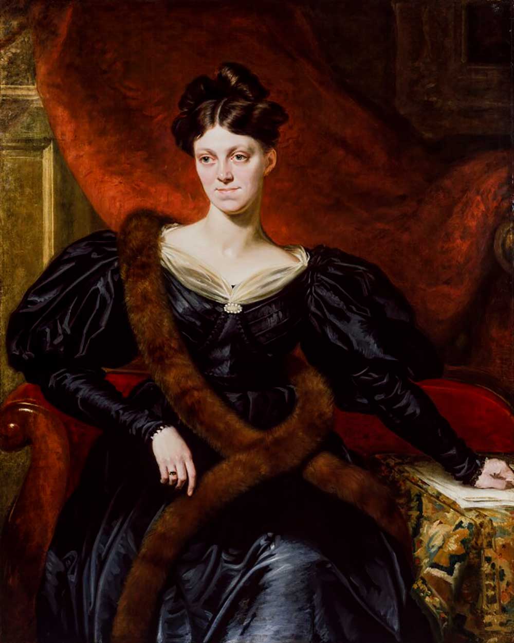 Harriet Martineau, by Richard Evans, c. 1834.