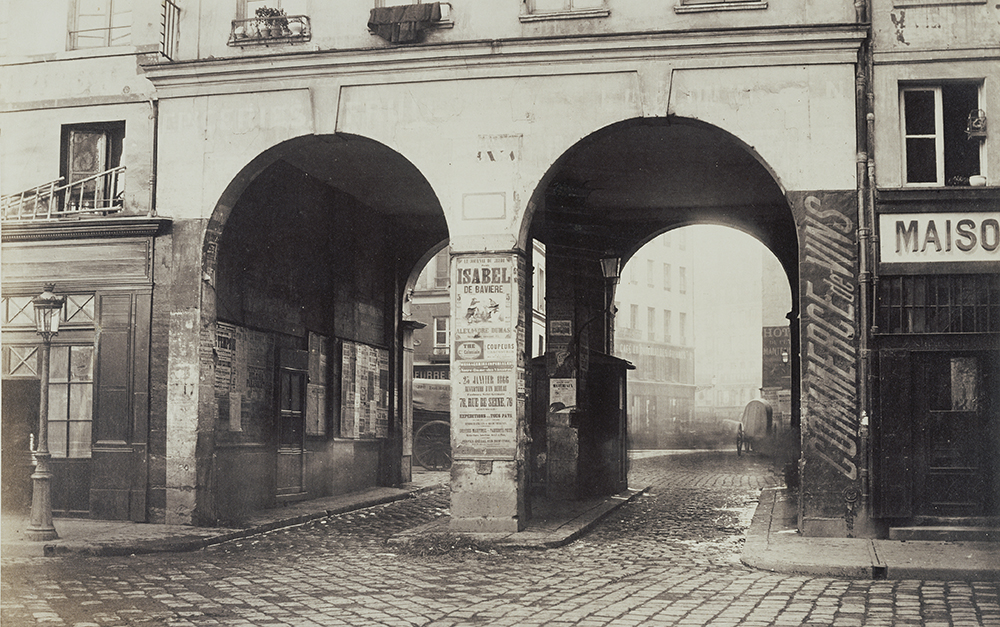 Les Deux-Portes, by Charles Marville, c. 1865. The J. Paul Getty Museum , Los Angeles. Digital image courtesy the Getty’s Open Content Program.