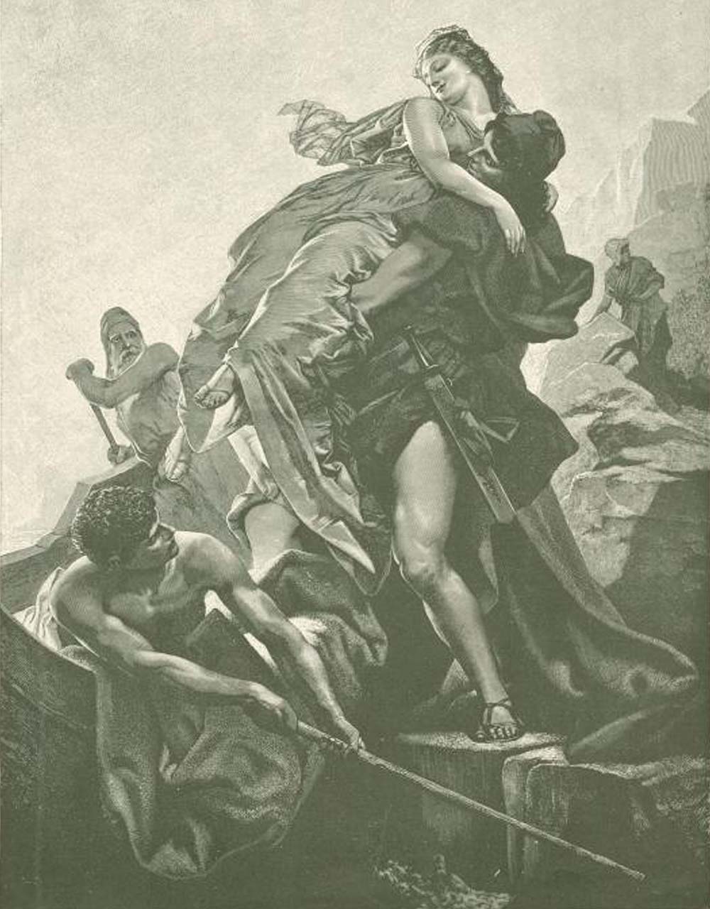The Abduction of Helen, by Rudolf von Deutsch, 1892. 