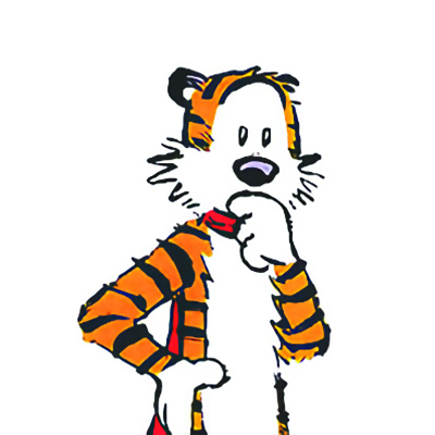 Cartoon tiger Hobbes