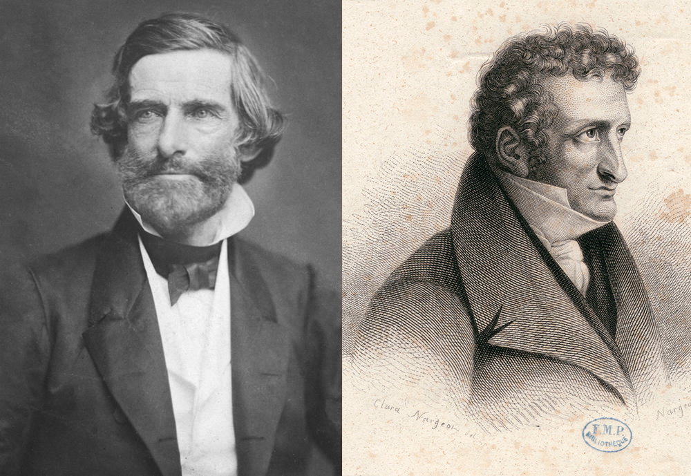 (L) Samuel Gridley Howe. (R) Jean Marc Gaspard Itard. Bibliothèque Interuniversitaire de Santé.