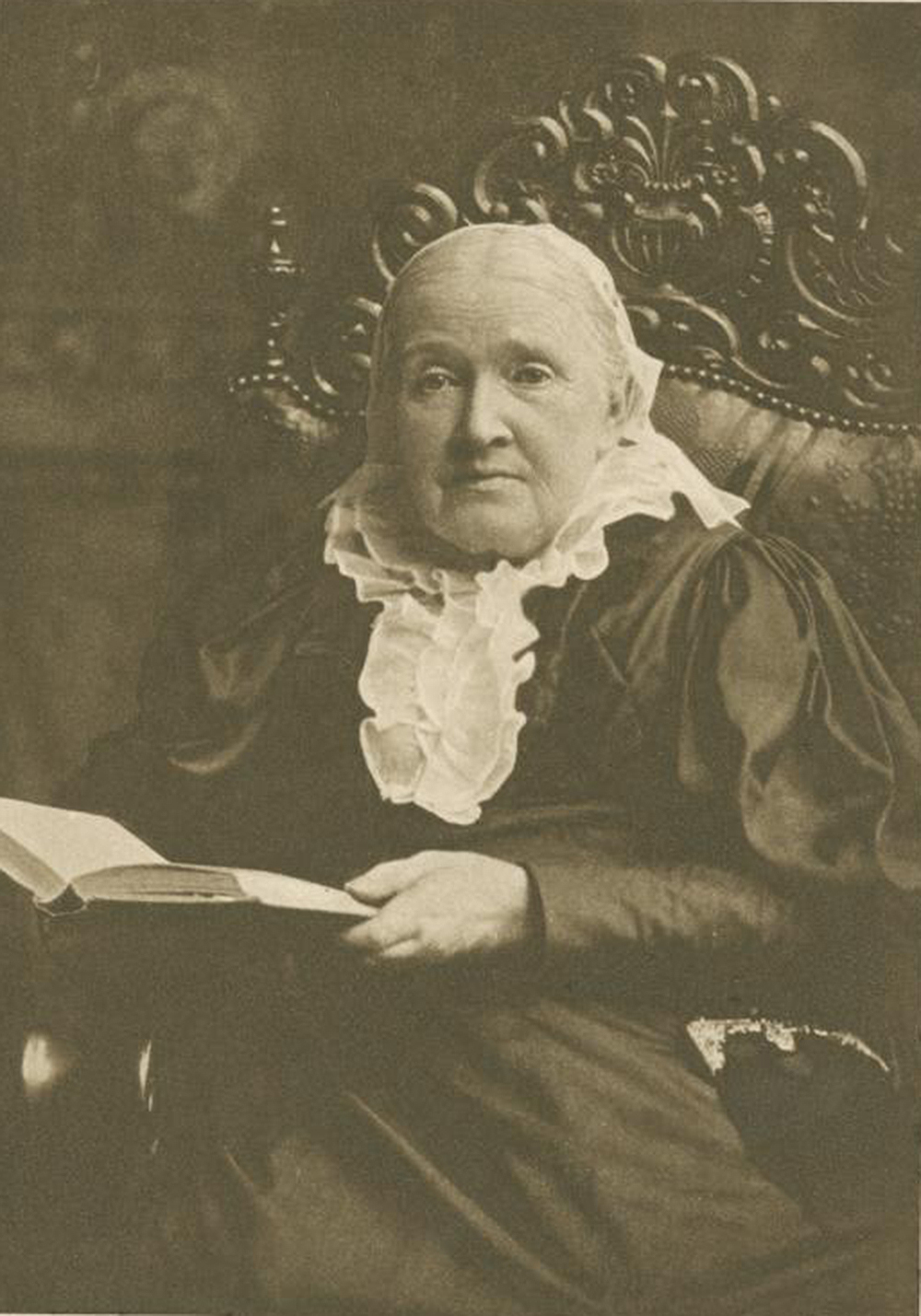 Julia Ward Howe. The New York Public Library, The Miriam and Ira D. Wallach Division of Art, Prints and Photographs.