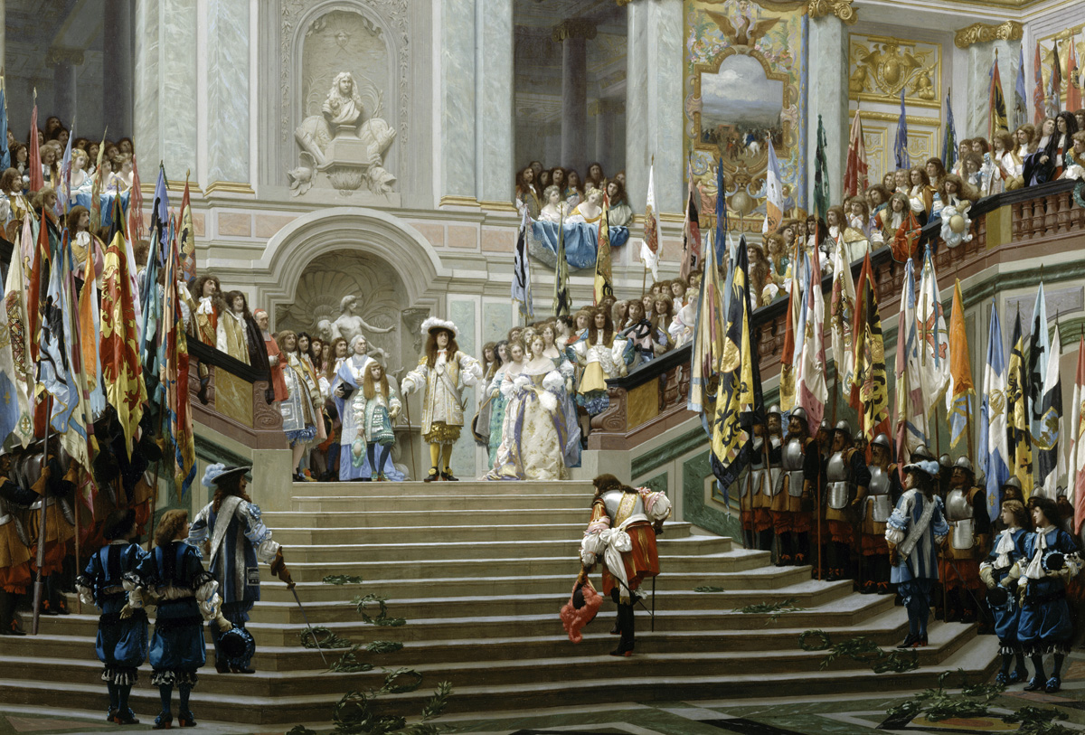 Reception of the Grand Count by Louis XIV, by Jean-Léon Gérôme, 1878. Musée d'Orsay, Paris. 