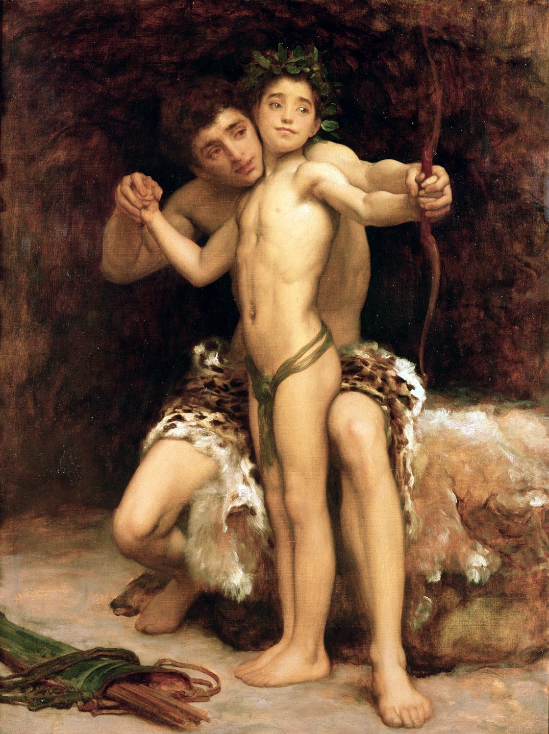 The Hit, by Frederic Leighton, c. 1890.