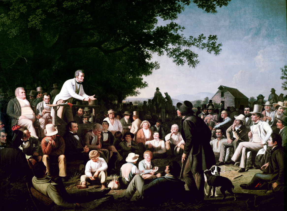 Stump Speaking, by George Caleb Bingham, c. 1853.