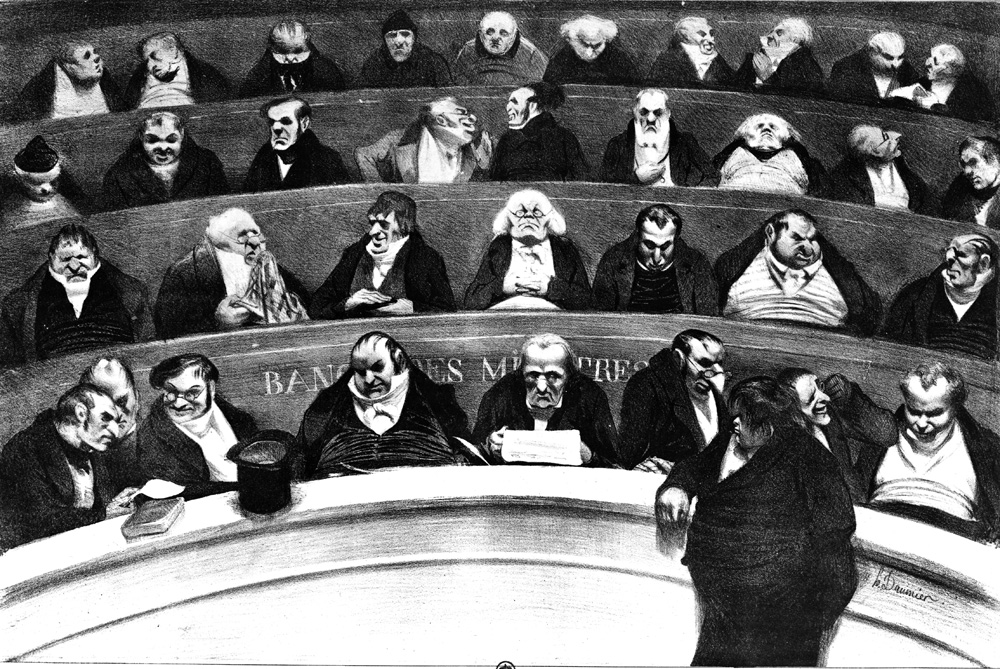 The Legislative Belly, by Honoré Daumier, 1834. The Metropolitan Museum of Art, Rogers Fund, 1920, 