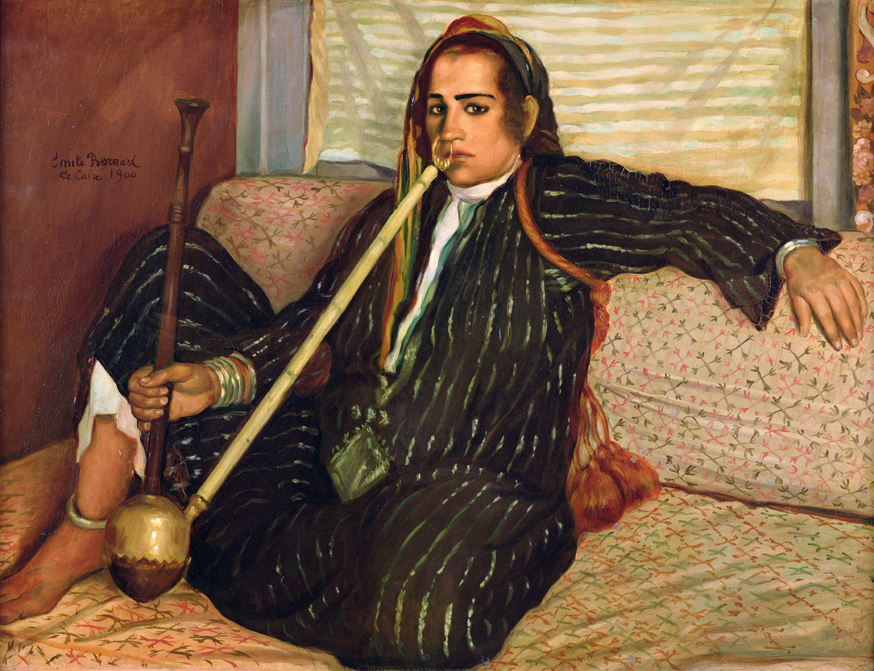 Smoking Haschisch, by Émile Bernard, 1900. Musée d'Orsay, Paris. 