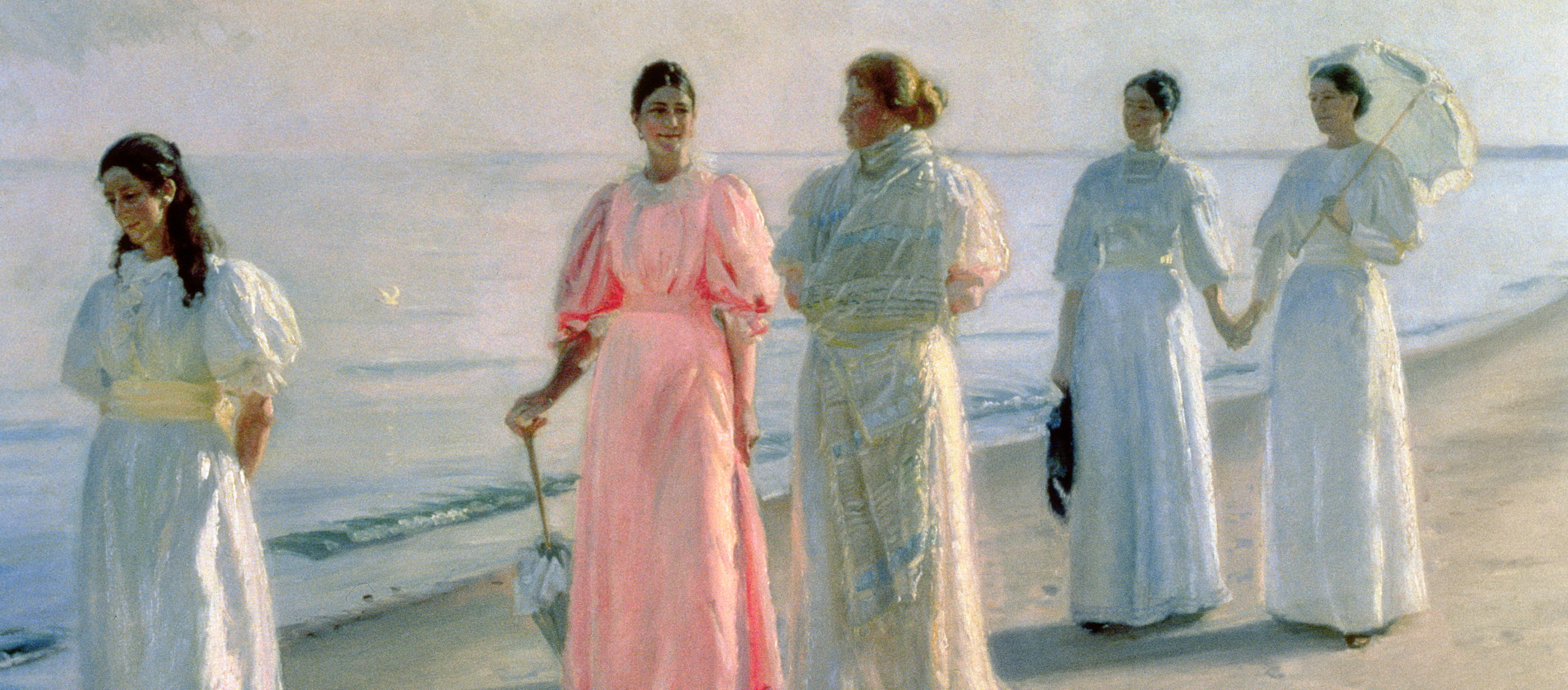 Promenade on the Beach, by Michael Ancher, c. 1896.