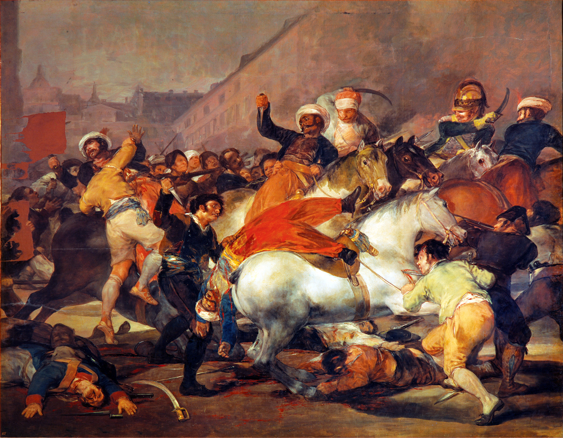 The Second of May, 1808: The Charge of the Mamelukes, by Francisco de Goya y Lucientes, 1814. Prado Museum, Madrid. 