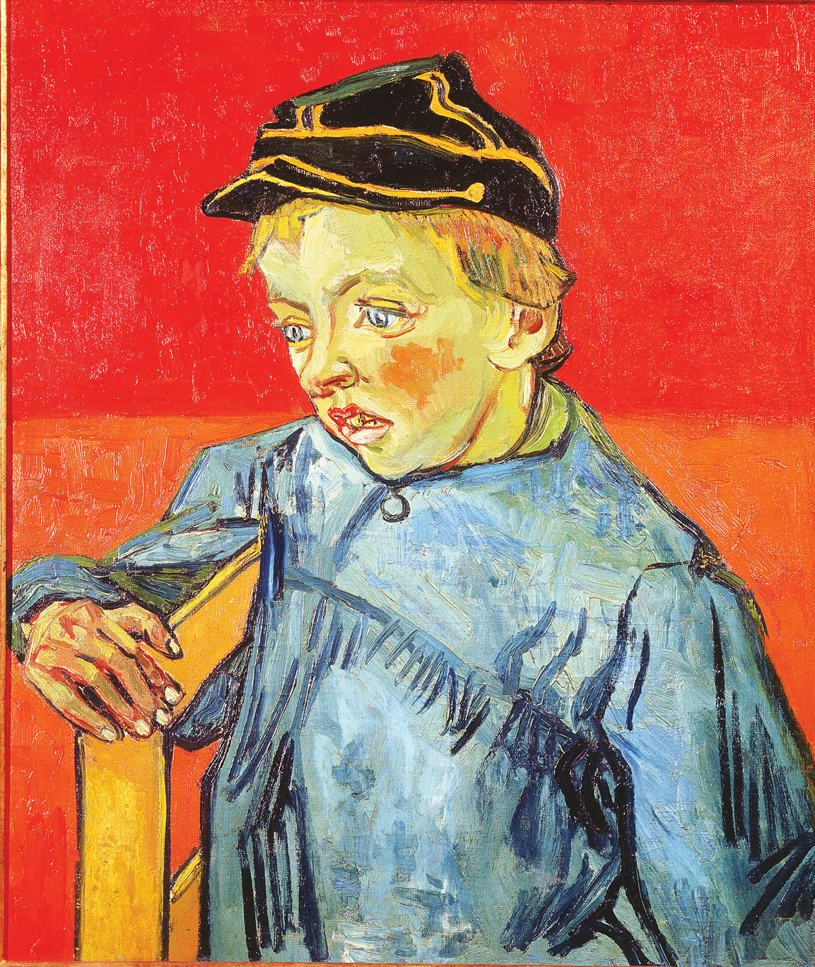 The Schoolboy (Camille Roulin), by Vincent van Gogh, 1888. São Paulo Museum of Art, São Paulo, Brazil. 