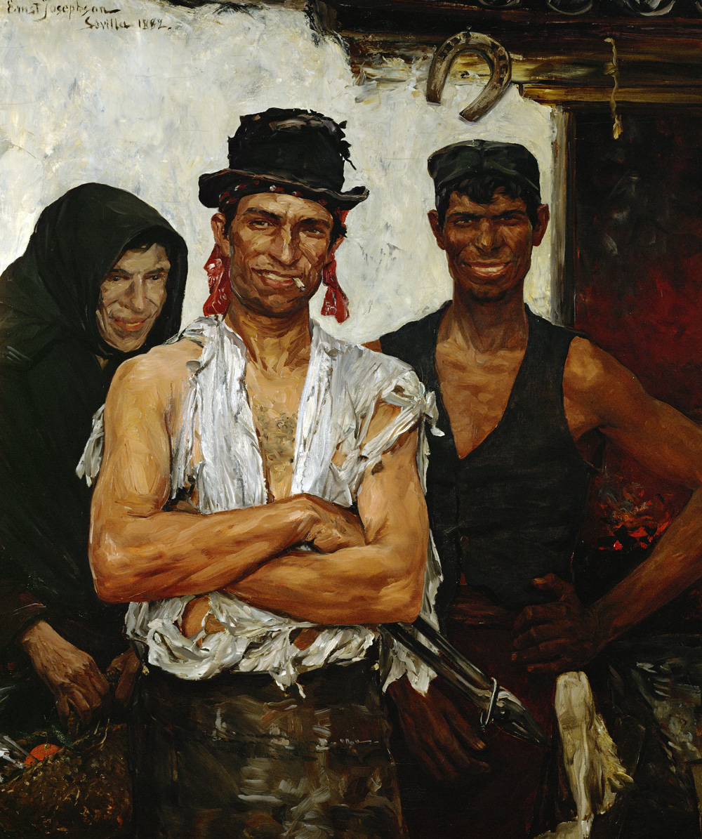 Spanish Blacksmiths, II, by Ernst Josephson, 1882. National Museum of Art, Architecture and Design, Oslo, Norway. 