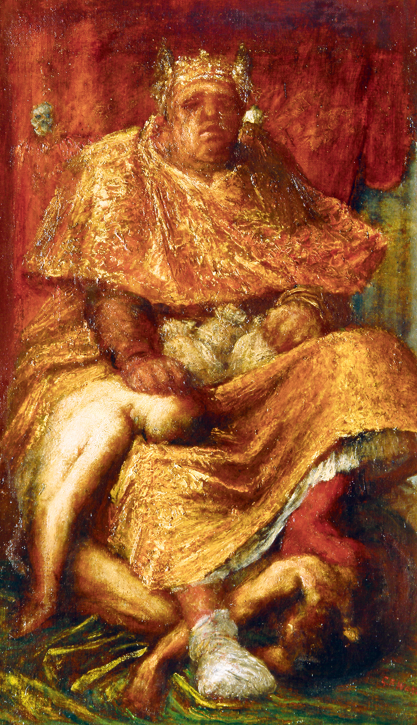 Mammon, by George Frederick Watts, 1885. Tate Gallery, London, United Kingdom. 