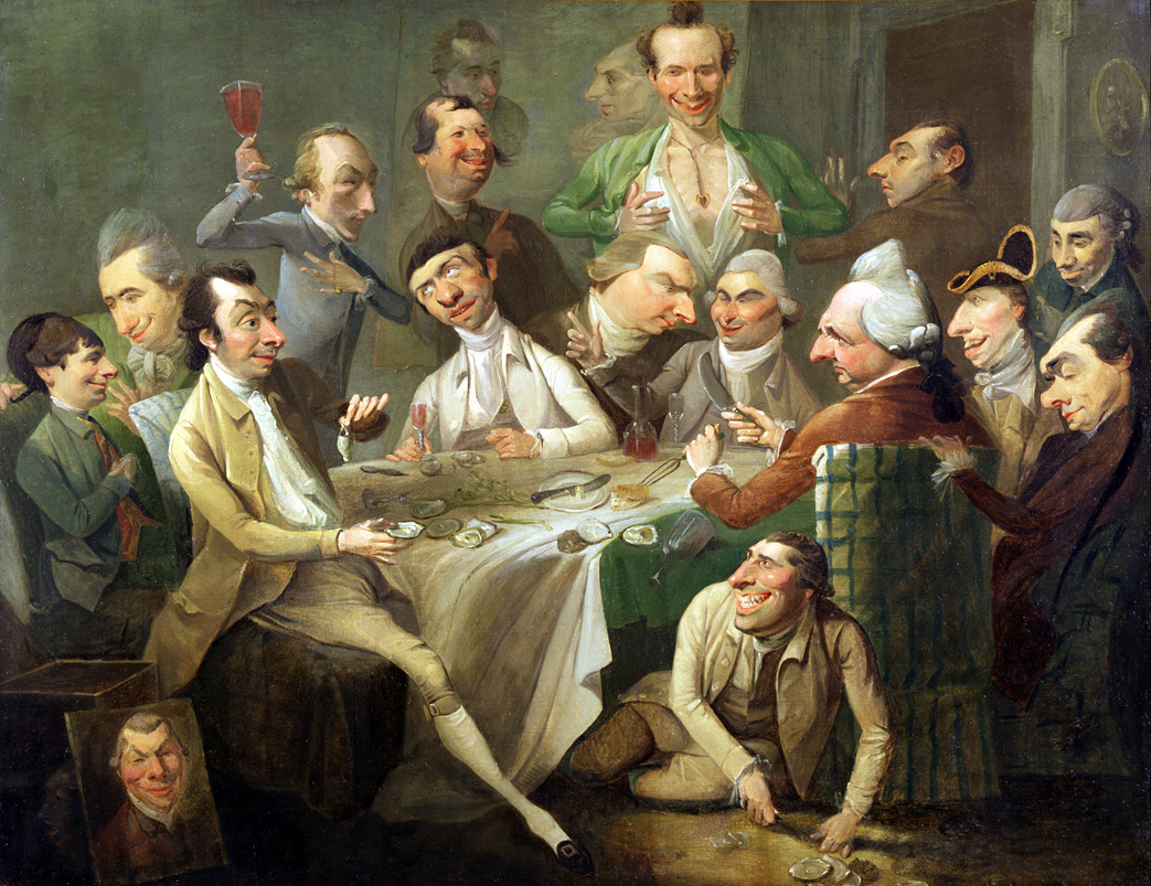 A Caricature Group, by John Hamilton Mortimer