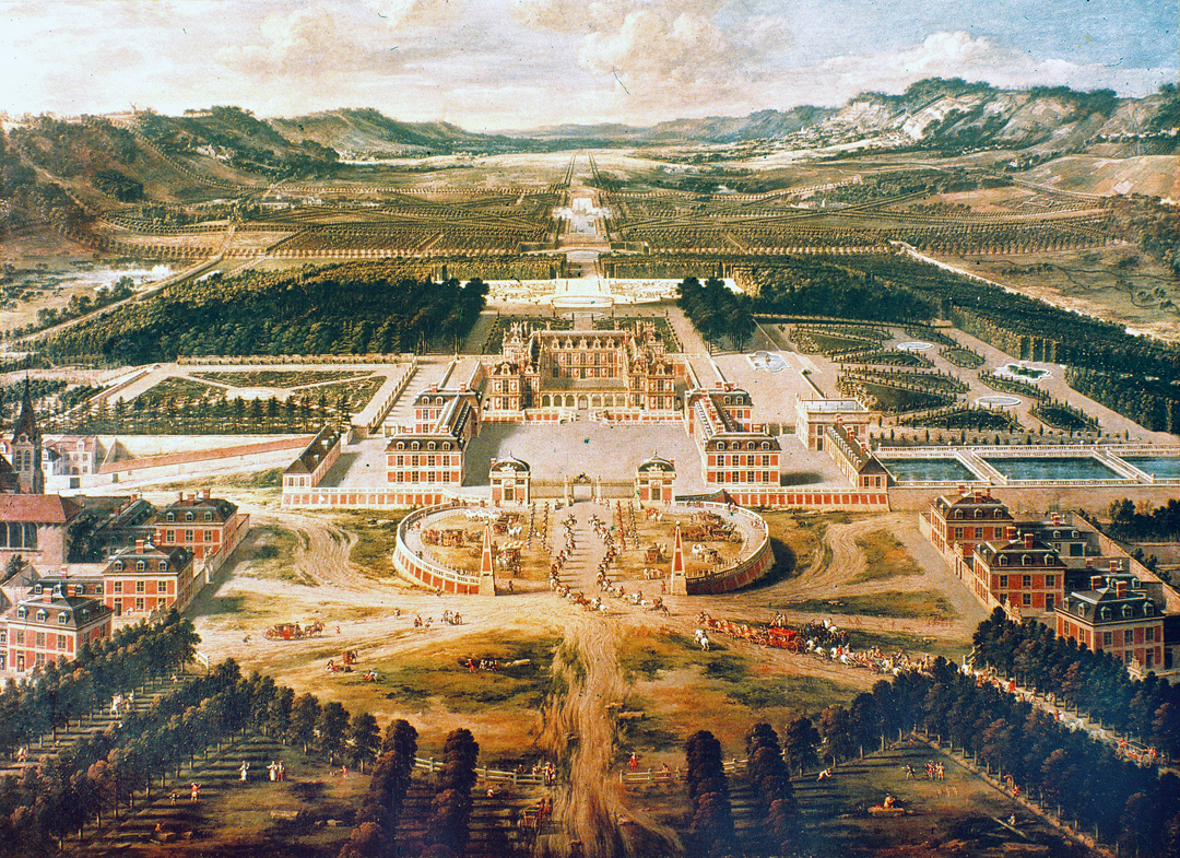 Versailles, France, by Pierre Patel, 1668.