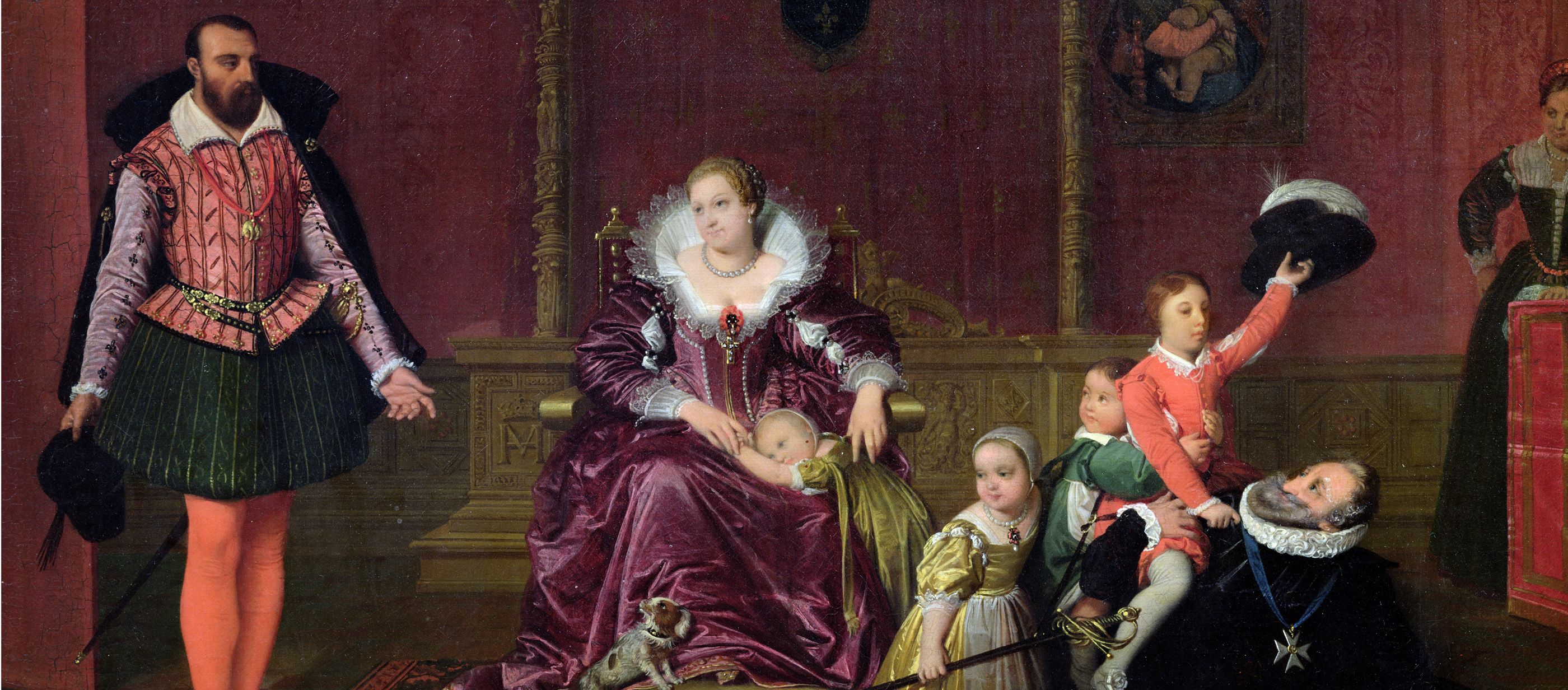 Henri IV Playing with His Children, by Jean-Auguste-Dominique Ingres, 1817. Petit Palais, Paris.
