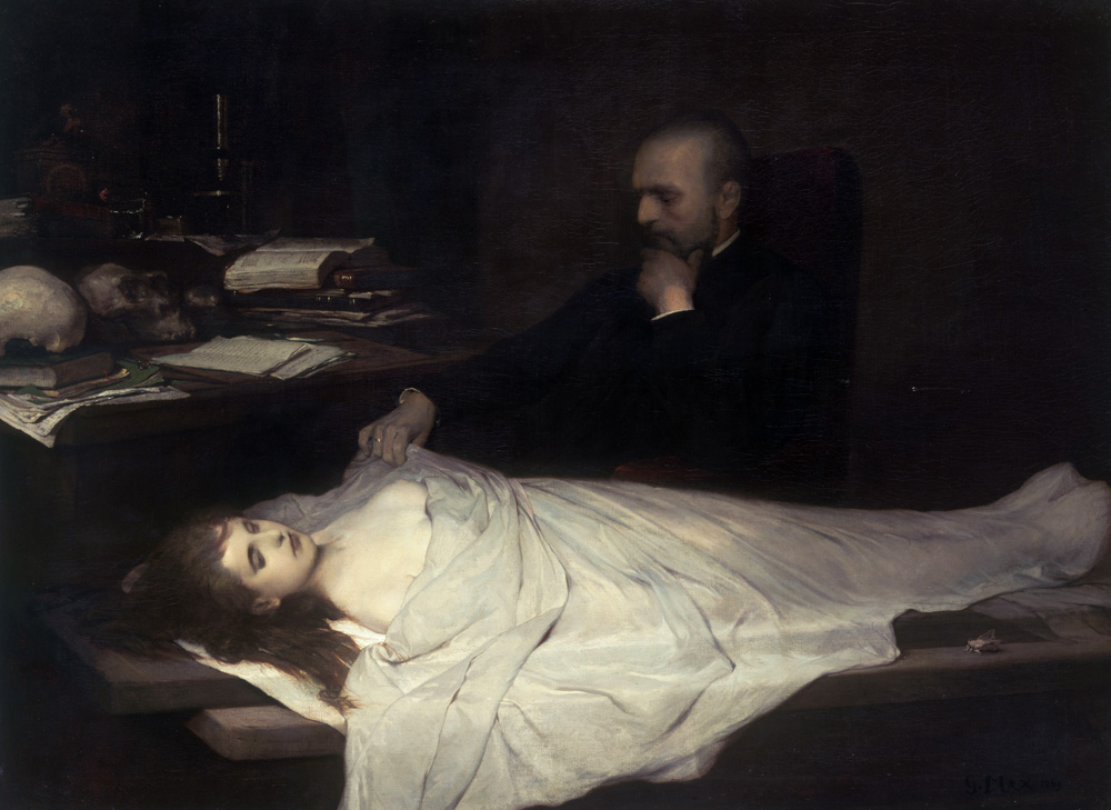 The Anatomist, by Gabriel Cornelius von Max, 1869.