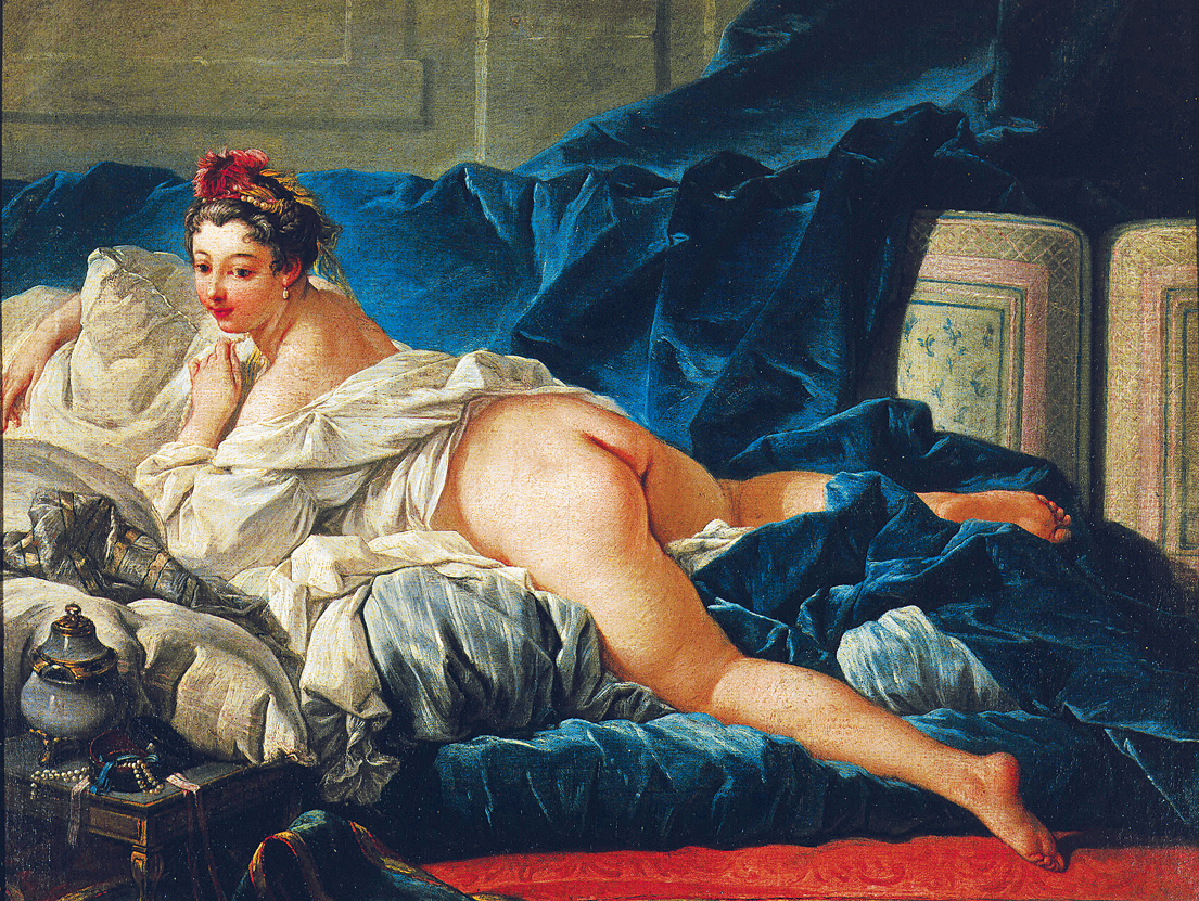 L’Odalisque, by François Boucher, c. 1745. Louvre Museum, Paris, France