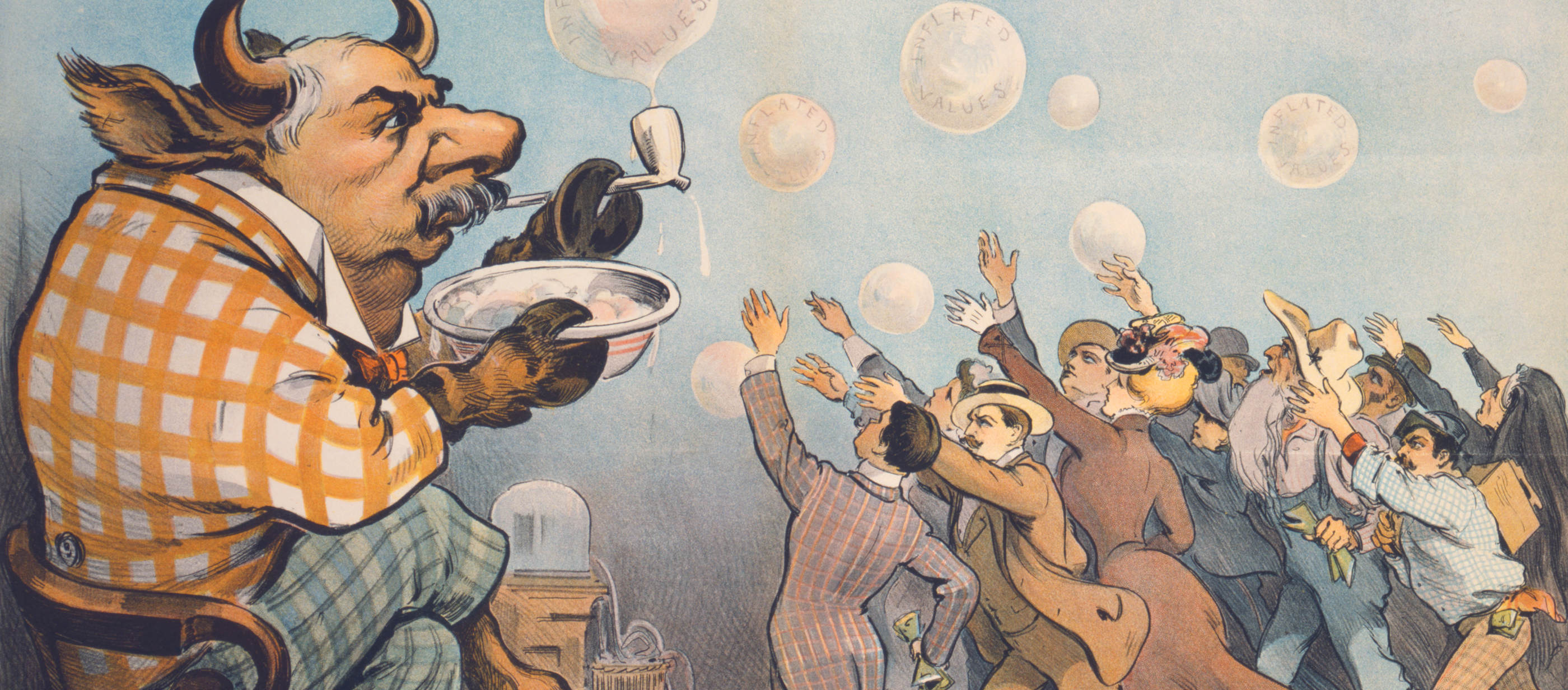 Wall Street Bubbles—Always the Same, by Joseph Keppler Jr., 1901.