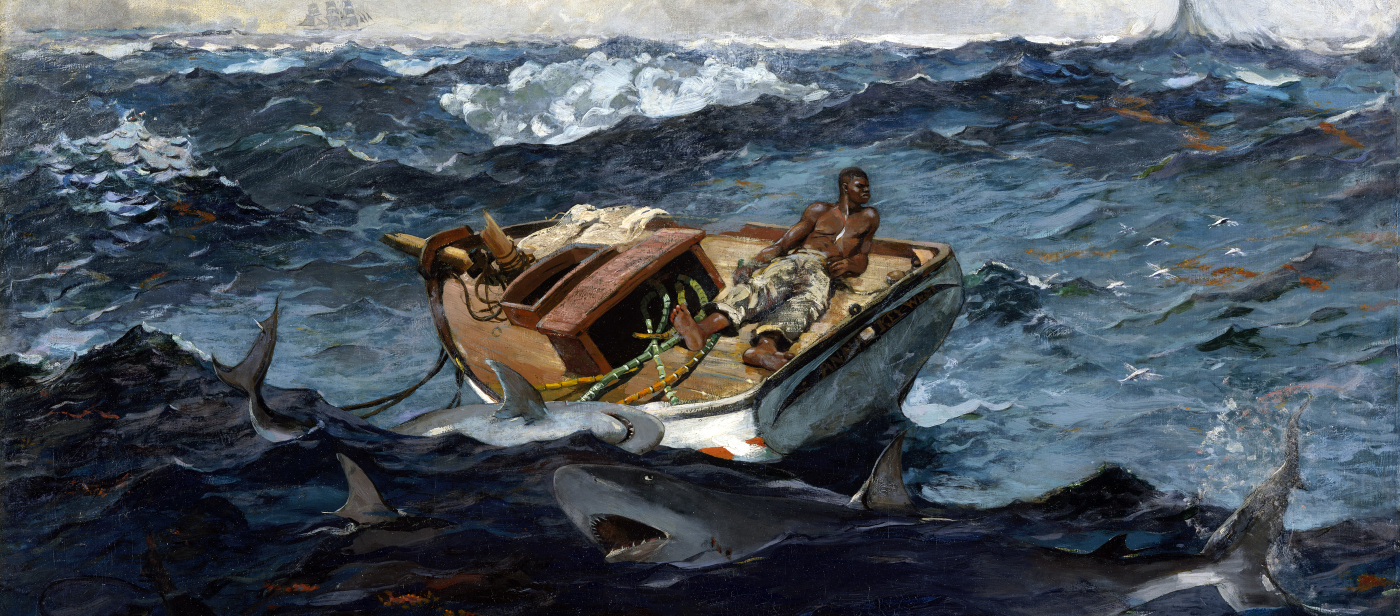 The Gulf Stream, by Winslow Homer, 1899.