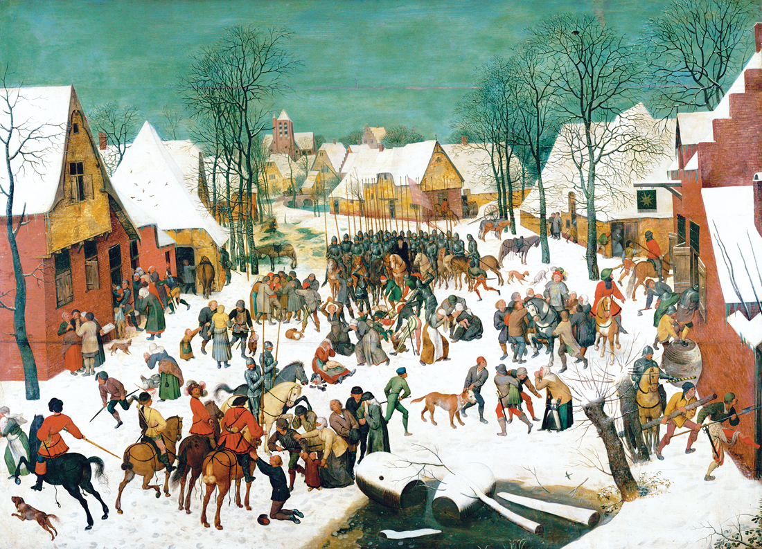 Massacre of the Innocents, by Pieter Brueghel the Elder, 1565. Royal Collection Trust © Her Majesty Queen Elizabeth II 2014. 