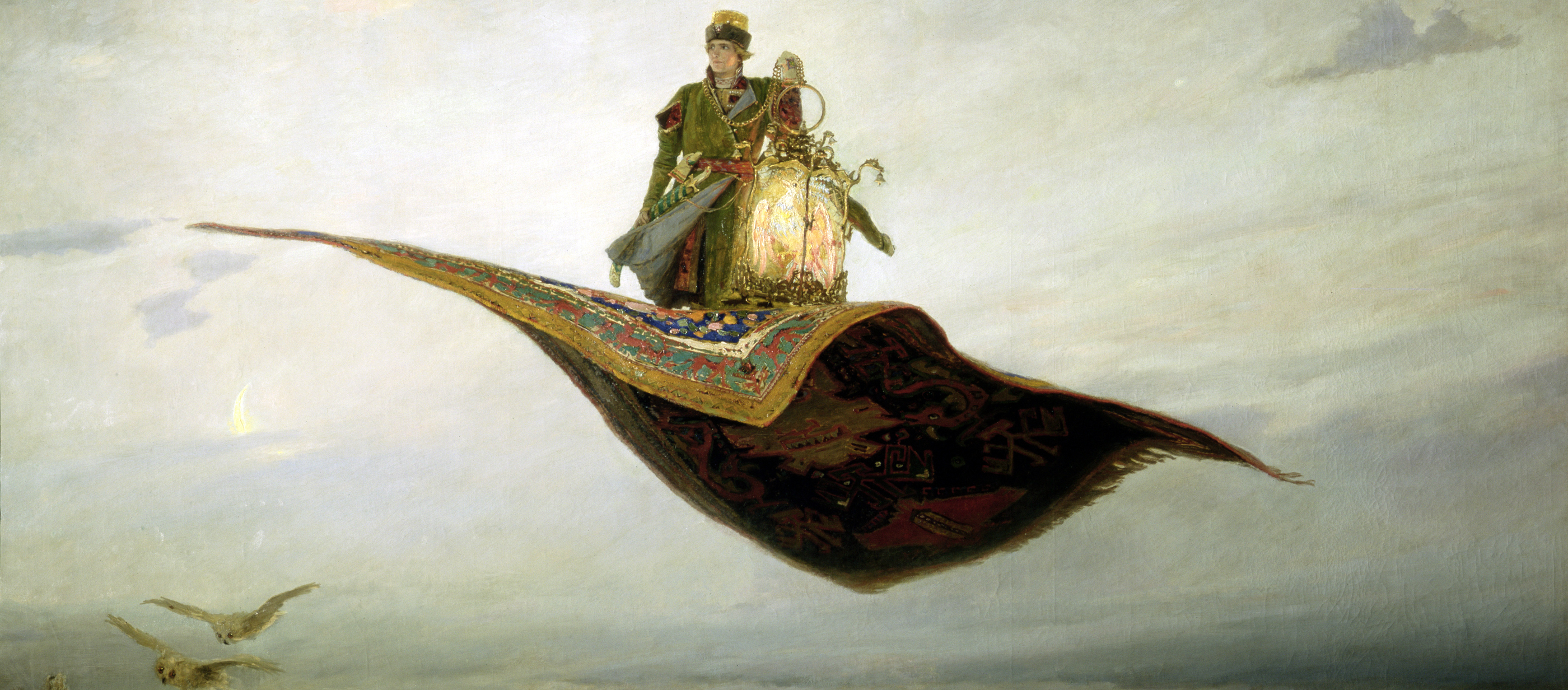 The Magic Carpet, by Viktor Vasnetsov, 1880.