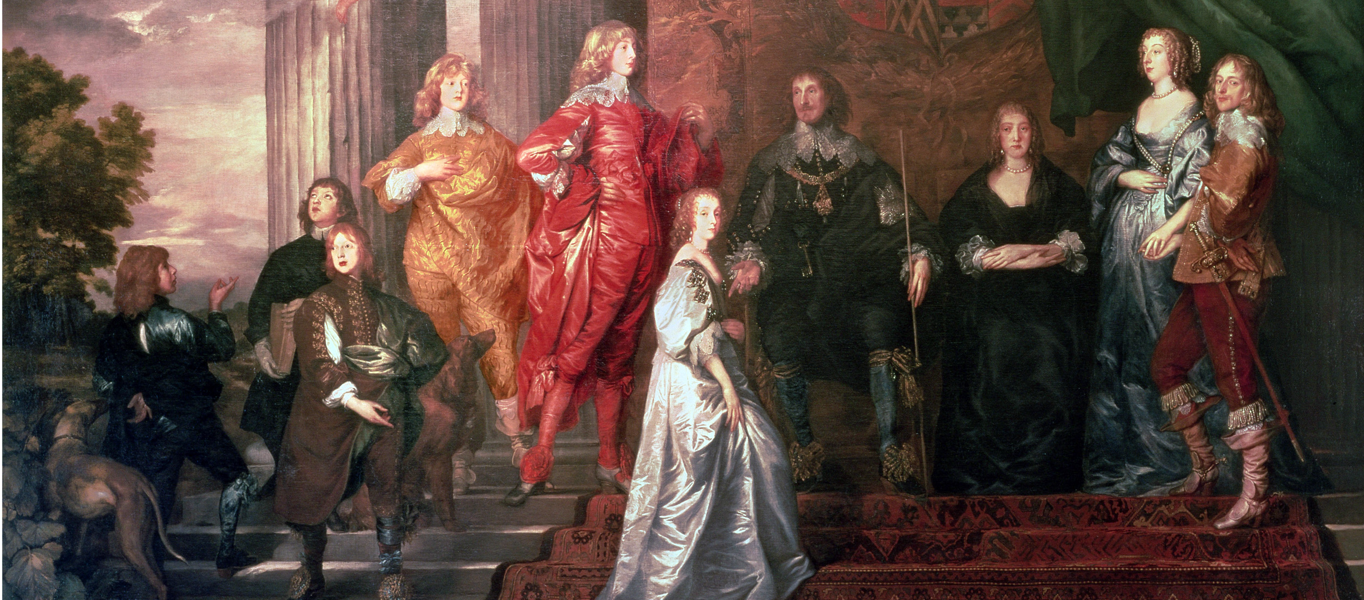 Philip Herbert, Fourth Earl of Pembroke, and His Family, by Sir Anthony van Dyck, c. 1635. The Earl of Pembroke's Collection. 